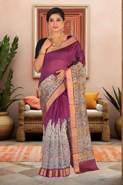 Cotton Chanderi Saree (adi86259)