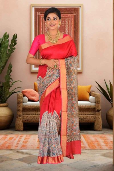 Cotton Chanderi Saree (adi86281)