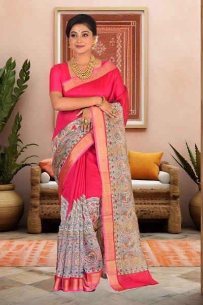 Cotton Chanderi Saree (adi86283)