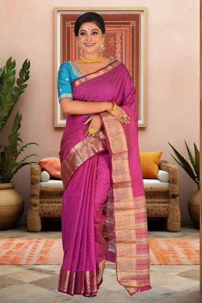 Fancy Silk Saree (adi86292)