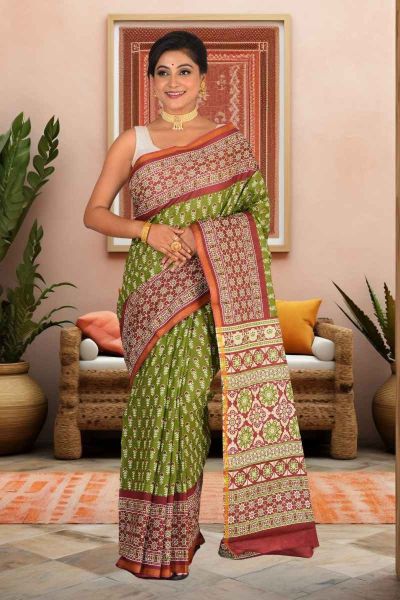 Malmal Cotton Saree (adi86301)