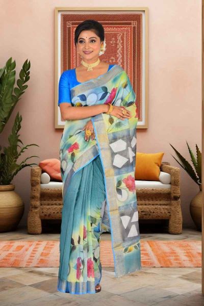 Cotton Chanderi Saree (adi86306)