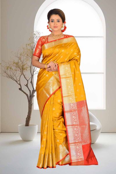 Semi Kanjivaram Silk Saree (adi86322)