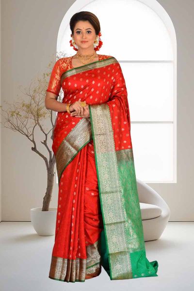 Semi Kanjivaram Silk Saree (adi86334)