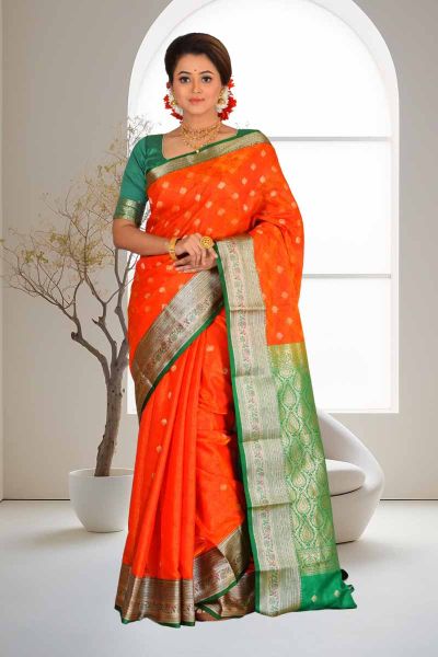 Semi Kanjivaram Silk Saree (adi86340)