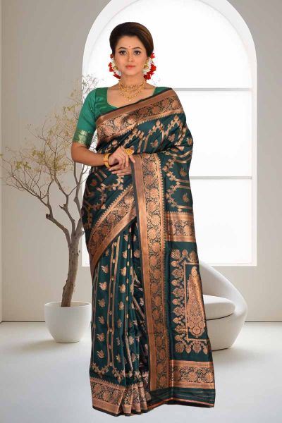 Semi Katan Silk Saree (adi86341)