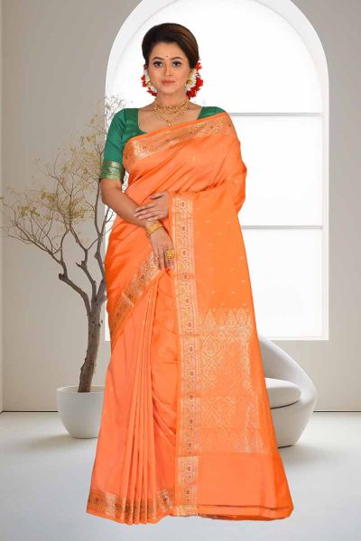 Semi Kanjivaram Silk Saree (adi86342)