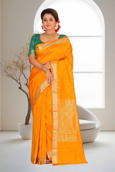 Semi Kanjivaram Silk Saree (adi86348)