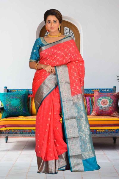 Semi Kanjivaram Silk Saree (adi86426)