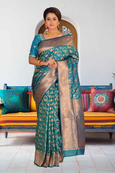 Semi Katan Silk Saree (adi86427)