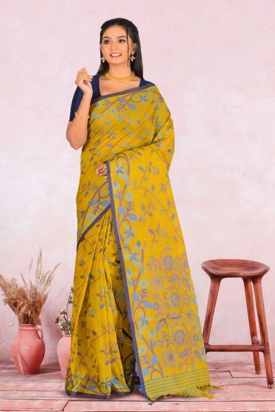 Resham Cotton Saree (adi86445)