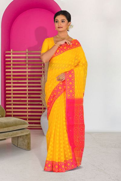 Soft Dhakai Jamdani Saree (adi86485)