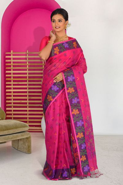 Resham Cotton Saree (adi86487)