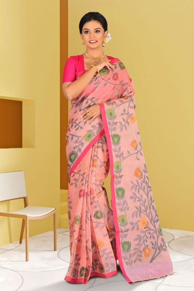 Resham Cotton Saree (adi86497)