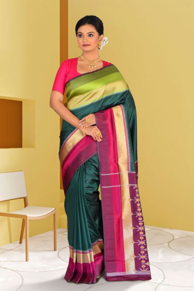 Ikkat Silk Saree (adi86498)