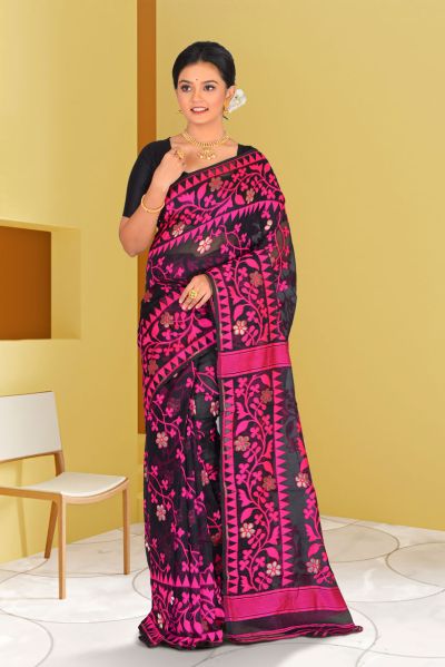 Soft Dhakai Jamdani Saree (adi86499)