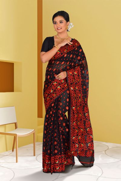 Soft Dhakai Jamdani Saree (adi86500)