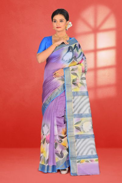 Cotton Chanderi Saree (adi86510)