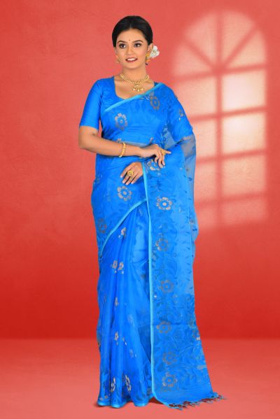 Muslin Dhakai Saree (adi86511)