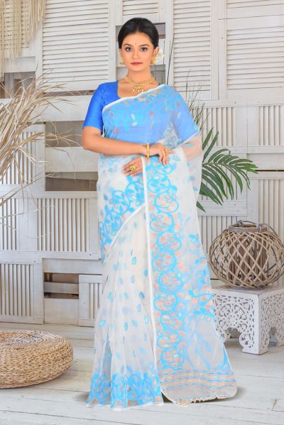 Muslin Dhakai Saree (adi86519)