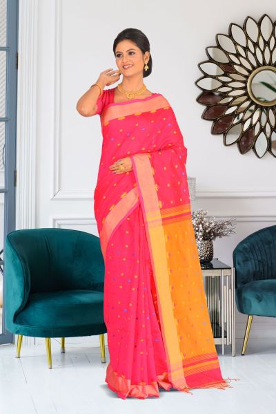 Handloom Cotton Saree (adi86570)