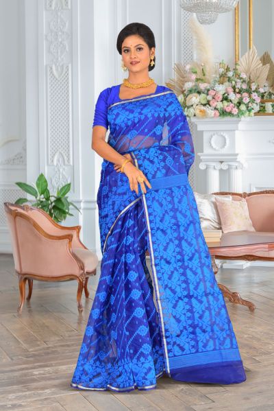 Muslin Dhakai Saree (adi86580)