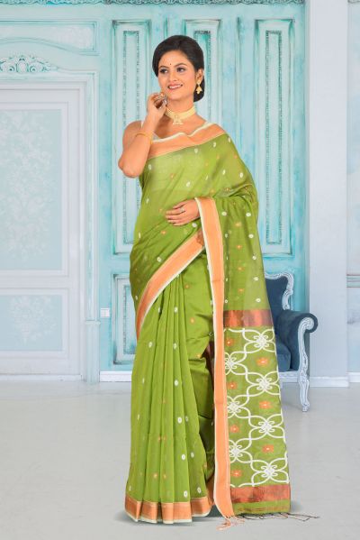 Handloom Cotton Saree (adi86594)