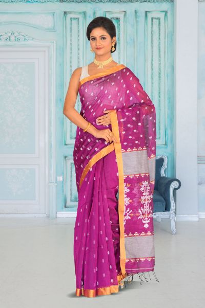 Handloom Cotton Saree (adi86597)