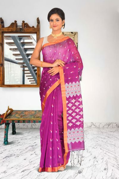 Handloom Cotton Saree (adi86604)