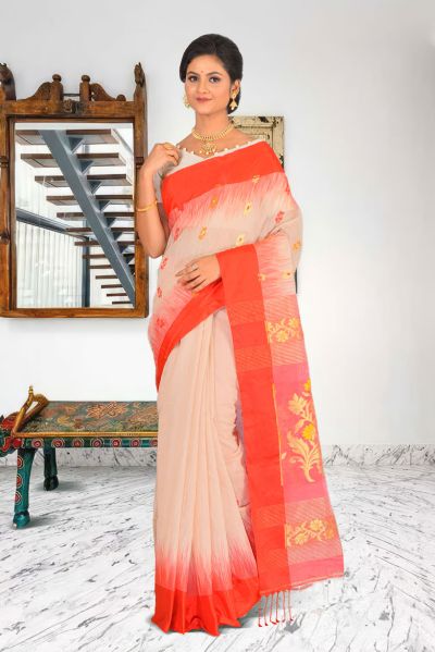 Handloom Cotton Saree (adi86609)