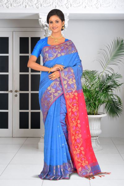 Handloom Cotton Saree (adi86617)