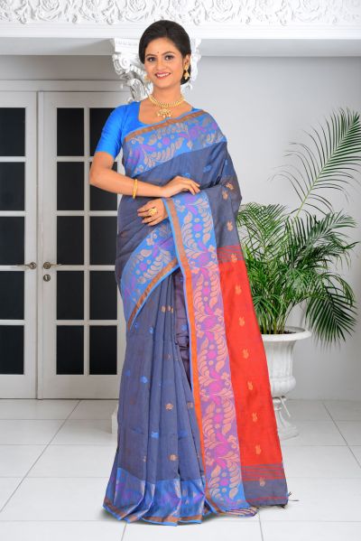 Handloom Cotton Saree (adi86618)