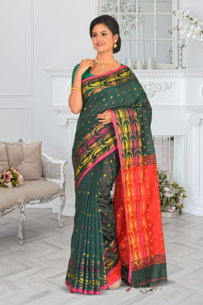 Handloom Cotton Saree (adi86628)