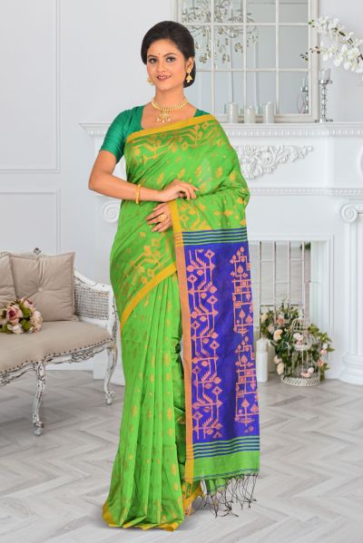 Handloom Cotton Saree (adi86629)