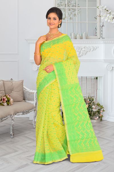 Muslin Dhakai Saree (adi86633)