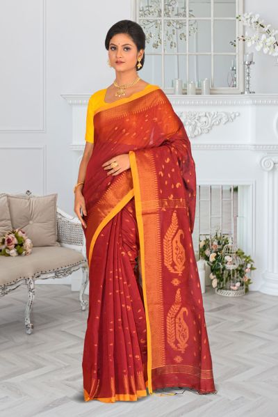 Handloom Cotton Saree (adi86635)