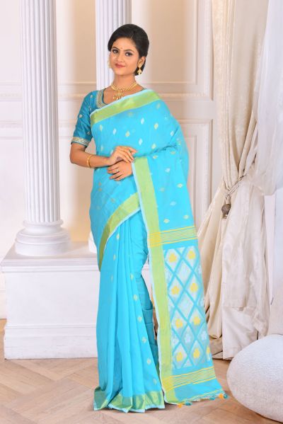 Handloom Cotton Saree (adi86637)