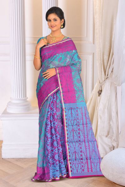 Muslin Dhakai Saree (adi86642)