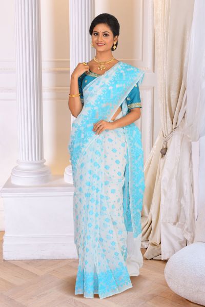 Muslin Dhakai Saree (adi86645)