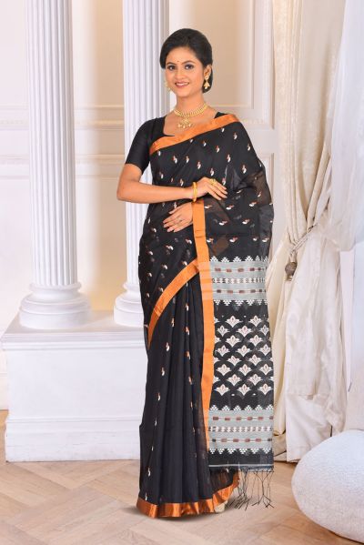 Handloom Cotton Saree (adi86649)