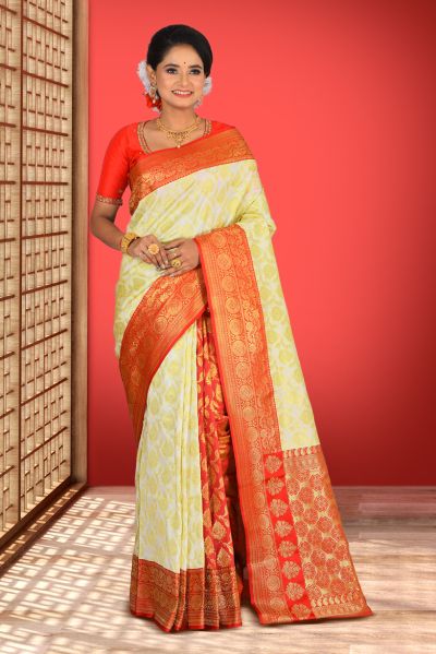 Semi Korial Silk Saree (adi86652)