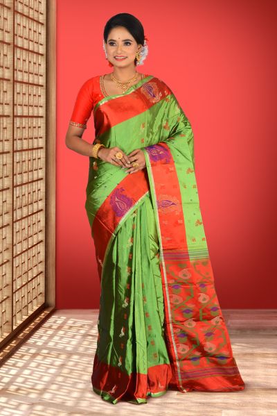 Bishnupuri Silk Saree (adi86657)