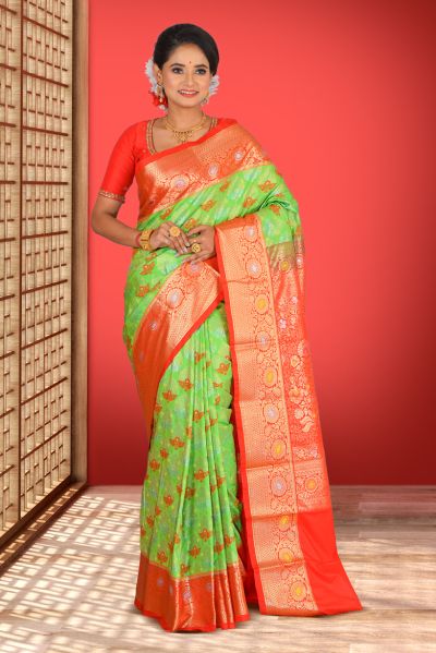 Brocade Kanjivaram  Silk Saree (adi86660)