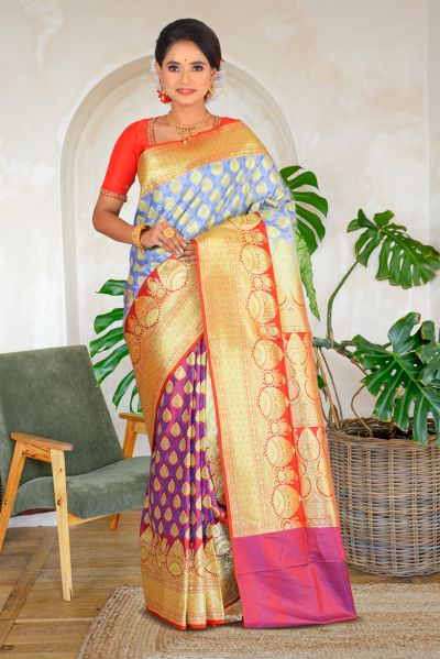 Pashmina Benarasi Silk Saree (adi86664)