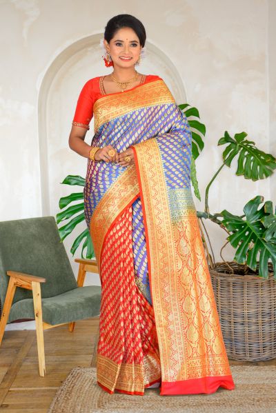 Pashmina Benarasi Silk Saree (adi86665)