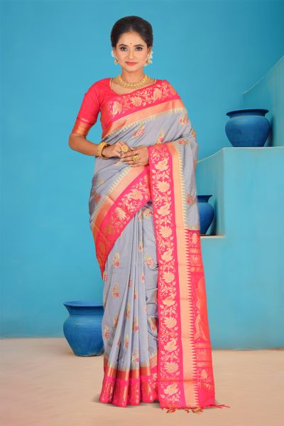 Kanjivaram Silk Saree (adi86690)