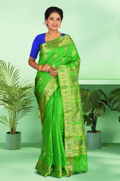 Pure Swarnachari Silk Saree (adi86698)