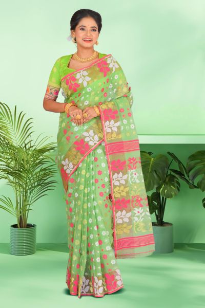 Dhakai Jamdani Saree (adi86702)