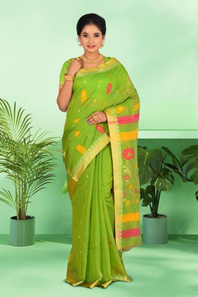 Handloom Cotton Saree (adi86705)