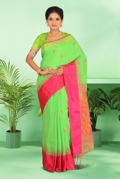 Handloom Cotton Saree (adi86707)